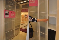 小空间大世界 宜家赛肯双滑动门衣柜评测