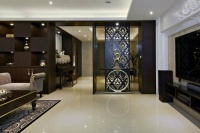 镂空雕花隔断效果图