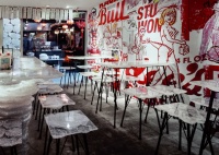 隈研吾新作 冰与火交织的Tetchan酒吧