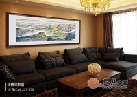 客厅装饰画万里长城 龙脉相传 家业兴旺