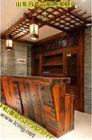 老船吧餐厅老船木餐桌椅批发定做专家