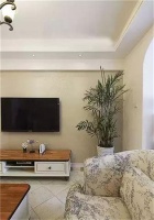 89㎡美式田园两居 次卧榻榻米+紧凑开放式餐厨房