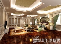 奢华皇家享受 古典欧式卧室实木地板