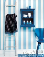 初夏饰家用用冷色调条纹 清爽动感时尚全是它！