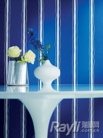 初夏饰家用用冷色调条纹 清爽动感时尚全是它！