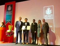 J&A获亚太区地产大奖 姜峰出席颁奖礼并领奖