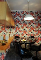 图案颜色并重的公寓 舒适温馨的现代风四口之家