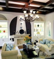 大爱！七款客厅墙面风格迥异效果图欣赏