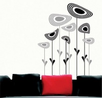 甜美壁纸设计案例 色彩绚丽的卧室