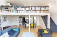 巴黎混搭风挑高公寓