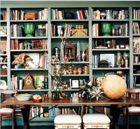 妙用角落书房布置 生活读书两不误