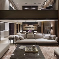 【现代简约风】黑色诱惑的时尚美居装修案例