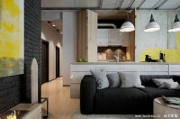 有着猫两极性格的时尚公寓设计