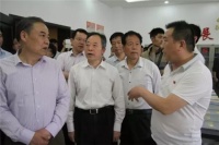 陕西省委组织部非公党建工委副书记魏安民带领我省非公企业党建工作培训班一行莅临北三环大明宫视察指导