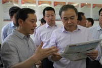 陕西省委组织部非公党建工委副书记魏安民带领我省非公企业党建工作培训班一行莅临北三环大明宫视察指导