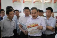 陕西省委组织部非公党建工委副书记魏安民带领我省非公企业党建工作培训班一行莅临北三环大明宫视察指导