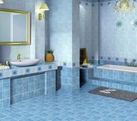 拼贴的艺术 8图卫浴间瓷砖设计