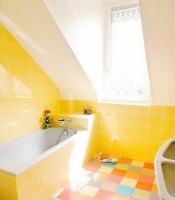 案例：瓷砖铺装出花样 年轻就要个性浴室