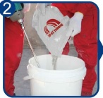 厨卫间防水材料之可以直接贴砖的吉仕涂100