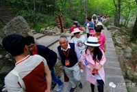 中信红木董事长李忠信携众经销商登黄山