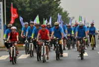 未赛先骑行！吉安马自骑大赛50人热身备战