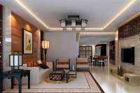 中式客厅吊灯效果图