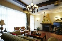 中式客厅吊灯效果图