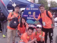 有爱立邦人牵手友爱宝钢侠一起为爱暴走