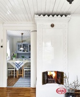 案例：壁炉与瓷砖结合 复古家居的必杀器