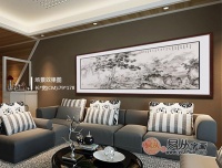 客厅挂什么国画好 建议悬挂国画山水画