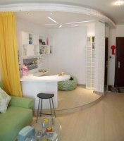 小地台有大作用 凹凸有致室内设计