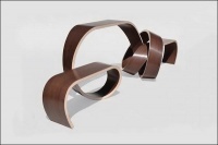 独具匠心的卷曲木家具 桌子也能如此任性