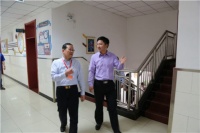 国家“教育均衡”督导组到朝阳分院附属学校检查验收