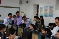 国家“教育均衡”督导组到朝阳分院附属学校检查验收