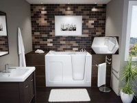 隔断有技巧 卫浴装修效果图来教你