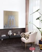 案例：艺术感瓷砖 呈现另类视觉层次空间