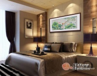 适合卧室床头挂的画