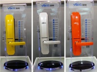 颜值爆表 永康门博会因特指纹锁点评