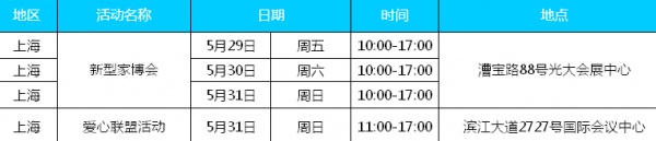 大金五月展会信息