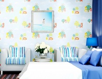 导购：三款儿童房壁纸 奇思妙想的童话世界