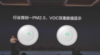 海尔净化魔方首创PM2.5、VOC双数值显示