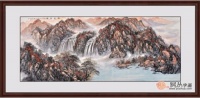 国画山水鸿运当头 鸿运当头山水画