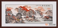 国画山水鸿运当头 鸿运当头山水画