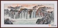 国画山水鸿运当头 鸿运当头山水画