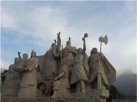 西泰山金榜题名祈福行为考生送暖