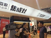 森歌集成灶董事长范德忠接受嵊州电视台、新浪家居等媒体专访