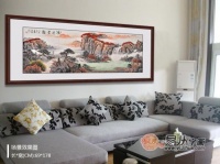 沙发背景墙挂画风水揭秘：背景墙风水学问