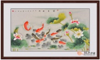 沙发背景墙装饰画 花鸟画营造不一样的家