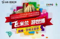 米兰世博会现场访品格健康吊顶总经理华志军