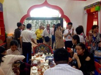 湘茶集团丹增尼玛茯砖火爆第九届西安茶博会